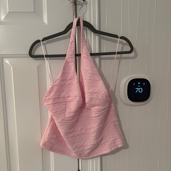 Urban Outfitters Silence + Noise Club Classic Cropped Halter Top - Picture 1 of 2